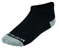 ZOOM Socken Ankle Damen black-silver